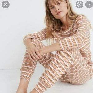 Madewell striped thermal pajamas